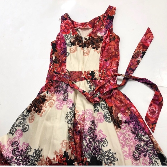 Lady Vintage Tea Dress Hepburn Dress Voluptuous Phoebe Dress  retro - Picture 5 of 16